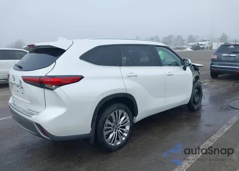 2023 Toyota Highlander Platinum from USA, damaged, VIN 5TDKDRBH7PS524449